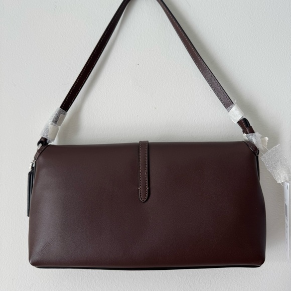 Coach Hamptons Bag Maple Brown Shoulder Bag - Picture 2 of 5